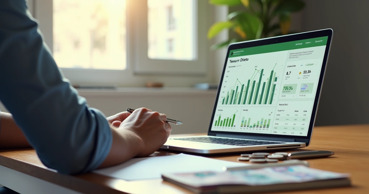 investidor-tesouro-direto-notebook-graficos