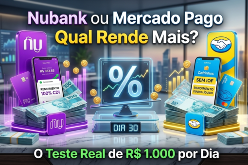 Nubank ou Mercado Pago Qual Rende Mais O Teste Real de R$ 1.000 por Dia